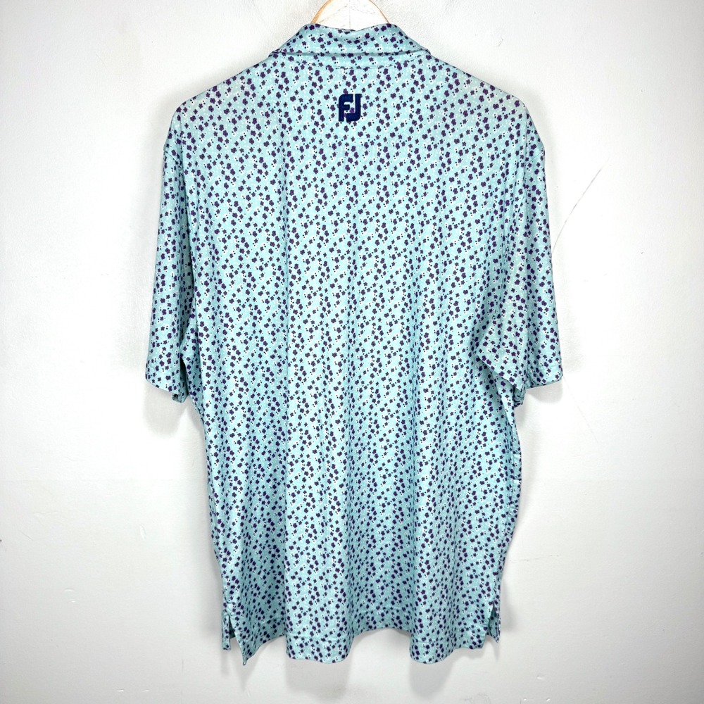 Windermere FootJoy Performance Golf Polo Shirt Men Large Floral All Over Print - Picture 2 of 11